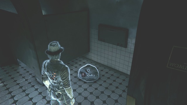 This is the train station toilet. - Chapter 6 - Terror on the Tracks - Collectibles - Murdered: Soul Suspect - Game Guide and Walkthrough