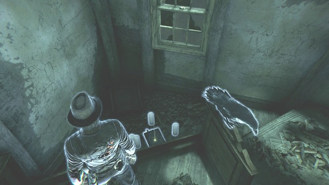 Next to the book, there is a raven sitting. - Chapter 8 - Ashes to Ashes - Collectibles - Murdered: Soul Suspect - Game Guide and Walkthrough