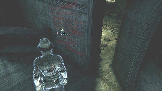Again, you find a verse in red. - Chapter 8 - Info About My Killer (6) - Collectibles - Murdered: Soul Suspect - Game Guide and Walkthrough