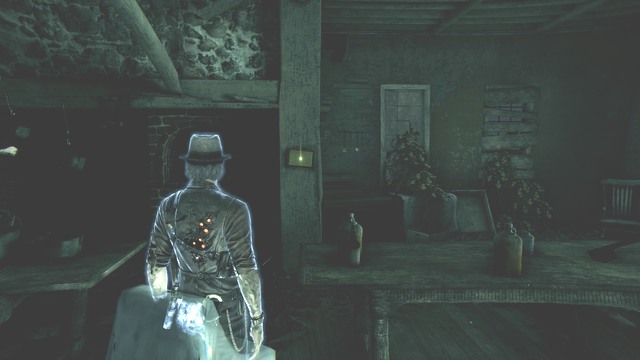 According to the plaque, you are in the kitchen. - Chapter 8 - Salems History (7) - Collectibles - Murdered: Soul Suspect - Game Guide and Walkthrough