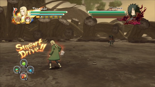 If the Supports bar is full, you can perform a Team Ultimate Jutsu - Combat - Naruto Shippuden: Ultimate Ninja Storm 3 - Game Guide and Walkthrough