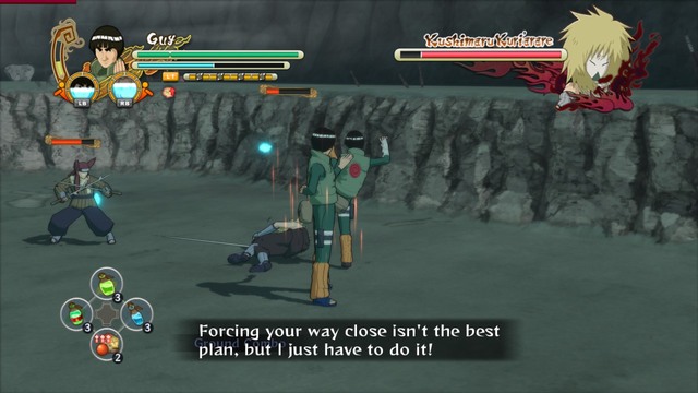 Fighting the Swordsmen is not that difficult when Sublime Green Beast of Prey steps in - Threat of the Seven Swordsmen - Boss fights - Naruto Shippuden: Ultimate Ninja Storm 3 - Game Guide and Walkthrough
