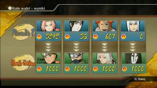Battle Orbs from different rounds are cumulative. - Rank D preliminary round - Ninja World Tournament - Rank D - Naruto Shippuden: Ultimate Ninja Storm Revolution - Game Guide and Walkthrough