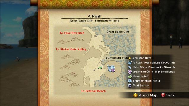 You should be familiar with this map if youve finished the story of Mecha-Naruto. - Introduction - Ninja World Tournament - Rank A - Naruto Shippuden: Ultimate Ninja Storm Revolution - Game Guide and Walkthrough