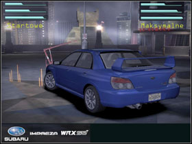 When you look on the parameters then the Impreza is same to the 350Z - Tuner cars - CARS - Need for Speed Carbon - Game Guide and Walkthrough