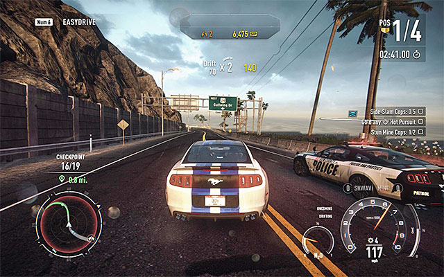 You have to watch out for the police and other race participants - Events - Racer career - Need for Speed Rivals - Game Guide and Walkthrough