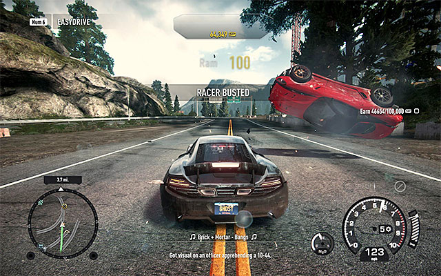 Once the energy bar of the racer is depleted, his car is destroyed - Catching racers - Cop career - Need for Speed Rivals - Game Guide and Walkthrough