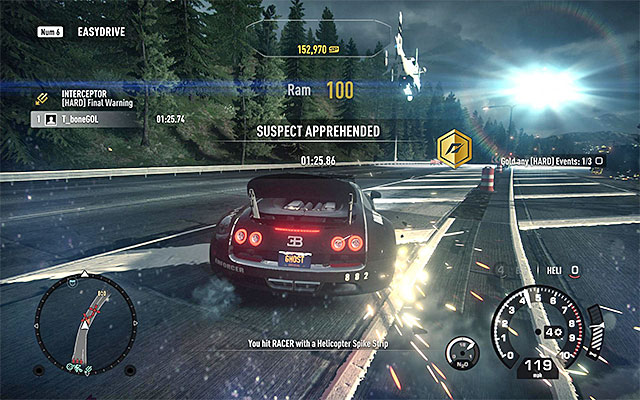 Joining Interceptor event is a good idea to complete 19th career level - Career progress - Cop career - Need for Speed Rivals - Game Guide and Walkthrough