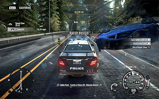 Sample police car of Patrol type - Police cars - Cop career - Need for Speed Rivals - Game Guide and Walkthrough