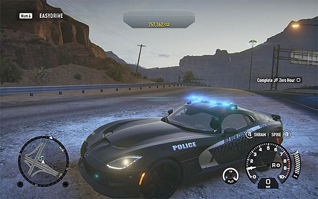 Sample version of Dodge Viper GTS - List of police cars - Cop career - Need for Speed Rivals - Game Guide and Walkthrough