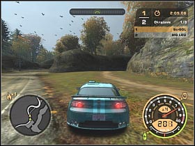 Big Lou had a nicely done, but not too powerful Mitsubishi Eclipse - Black List #11 - Big Lou - Career - Need for Speed: Most Wanted - Game Guide and Walkthrough