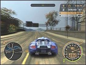 Bull was driving a Mercedes SLR with all of the performance upgrades installed - Black List #2 - Bull - Career - Need for Speed: Most Wanted - Game Guide and Walkthrough