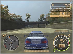 Once you've reached your destination head on to the path located on the right side of the screen (#1) - The End - Career - Need for Speed: Most Wanted - Game Guide and Walkthrough