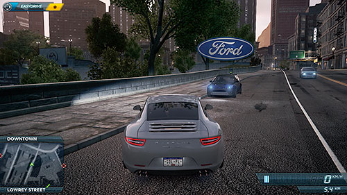 Switch points (or Jack Spots) are easily identifiable by a large brand logo hovering over the car - Cars list - Need for Speed: Most Wanted (2012) - Game Guide and Walkthrough