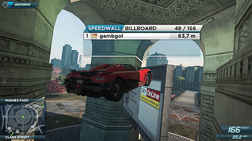 After you smash a billboard, the company logo will be replaced with a police poster featuring your avatar - Billboards - Need for Speed: Most Wanted (2012) - Game Guide and Walkthrough