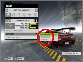 #1 - Changing car settings (tuning) - Basic Information: - Need For Speed: ProStreet - Game Guide and Walkthrough