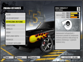 2 - Changing car settings (tuning) - Basic Information: - Need For Speed: ProStreet - Game Guide and Walkthrough