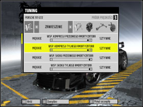 3 - Changing car settings (tuning) - Basic Information: - Need For Speed: ProStreet - Game Guide and Walkthrough