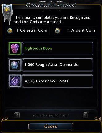 Rewards for each subsequent invocation will be worse and worse, only buff is guaranteed (the higher level your character have the stronger versions of those buffs you will get) - Invocation - Game basics and exploration - Neverwinter - Game Guide and Walkthrough