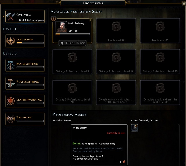 Professions are the crafting skills in Neverwinter - Crafting - Professions (Crafting) - Neverwinter - Game Guide and Walkthrough