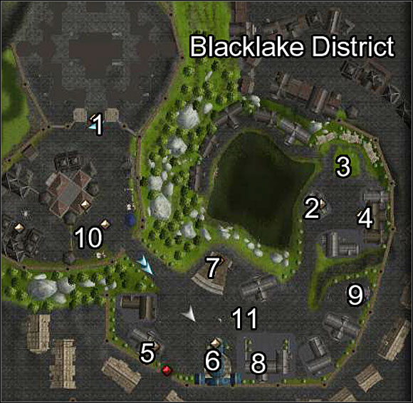 1 - Castle Never - Map: Blacklake (N3) - The trial - Neverwinter Nights 2 - Game Guide and Walkthrough
