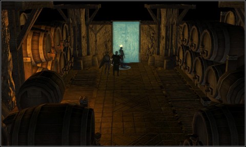 In basement, you have to find a hidden passage - Main quests - Quests for both paths - Main quests - Neverwinter Nights 2: Mysteries of Westgate - Game Guide and Walkthrough