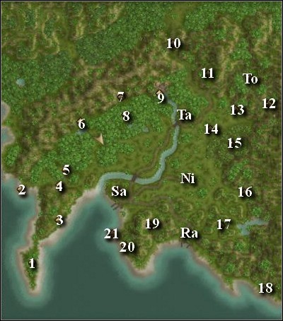 1 - Samarach - Map of Samarach - Samarach - Neverwinter Nights 2: Storm of Zehir - Game Guide and Walkthrough