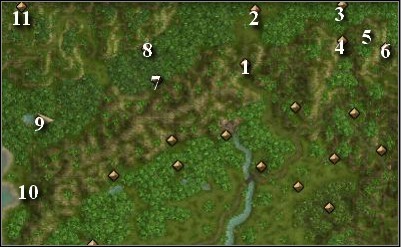 1 - North Samarach (Chult) - Map of North Samarach (Chult) - North Samarach (Chult) - Neverwinter Nights 2: Storm of Zehir - Game Guide and Walkthrough