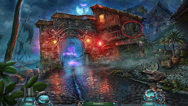 Location: Archway - Golden Octopi - p. 1 - Collectibles - Nightmares from the Deep: The Sirens Call - Game Guide and Walkthrough