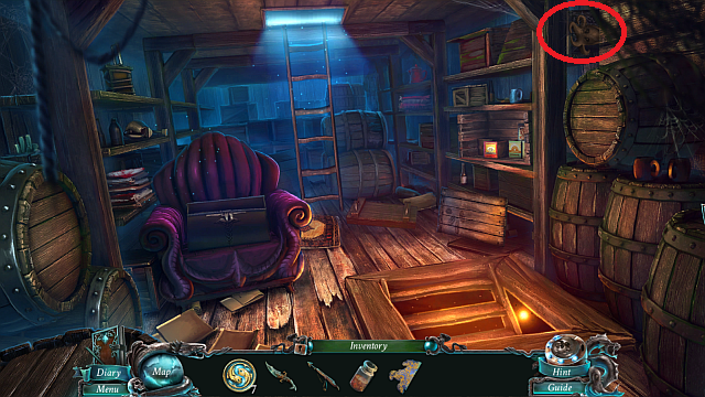 Location: Storeroom - Golden Octopi - p. 2 - Collectibles - Nightmares from the Deep: The Sirens Call - Game Guide and Walkthrough