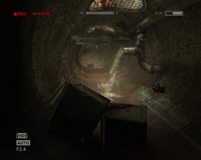 The path is straightforward, so you can't be lost - Sewer - Walthrough - Outlast - Game Guide and Walkthrough