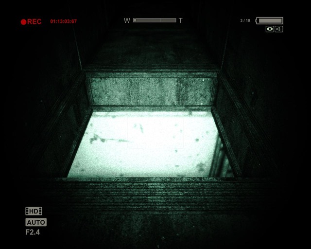 Ventilation shafts are life saviors in this game. Jump down - Male Ward - Walthrough - Outlast - Game Guide and Walkthrough