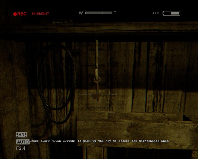 The key to the gate - Coutryard - Walthrough - Outlast - Game Guide and Walkthrough