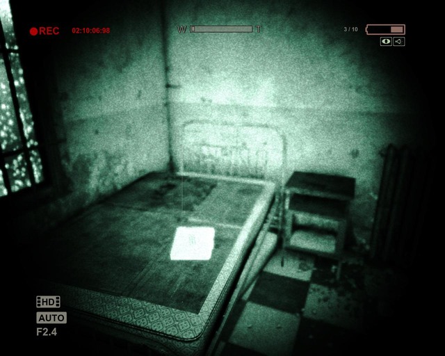 A document on a bed - Female Ward - Walthrough - Outlast - Game Guide and Walkthrough