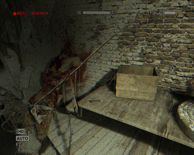 Go under the desk - Return to the Administration Block - Walthrough - Outlast - Game Guide and Walkthrough