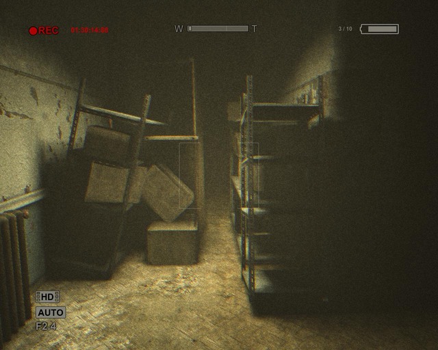 Turn right before reaching these shelves - Male Ward - Collectibles - Documents - Outlast - Game Guide and Walkthrough