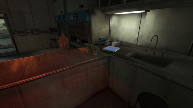 The documents are in plain sight, near the sink. - Documents - Outlast: Whistleblower - Game Guide and Walkthrough