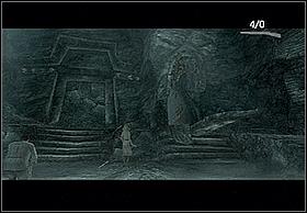 By following the road (next tunnel in the mountain), you'll approach a large room with multiple constructions on the walls - with statues - (estimating, it's a tomb) - Necropolis - Walkthrough - Peter Jacksons King Kong - Game Guide and Walkthrough