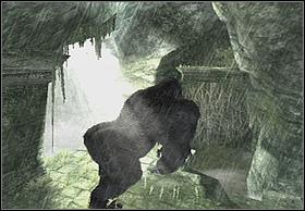 Jump from the wall on the next edge after a while, and from there on lichens - Fight - Walkthrough - Peter Jacksons King Kong - Game Guide and Walkthrough