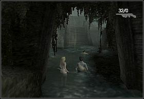 Pass the small cave and enter water again (enemies wont show up this time) - In The Mud - Walkthrough - Peter Jacksons King Kong - Game Guide and Walkthrough