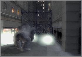 When you do that, be aware of nearby building, where a reflector with soldiers is placed - In The Streets Of New York - Walkthrough - Peter Jacksons King Kong - Game Guide and Walkthrough