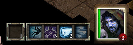 Amount of received wounds can be seen on the circled red field in the right lower corner of character icon. - Monk - Character classes - Pillars of Eternity - Game Guide and Walkthrough