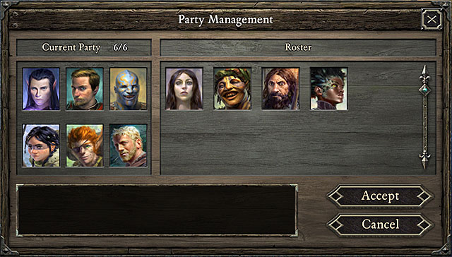 Party management window is available in two situations - Management - Stronghold - Pillars of Eternity - Game Guide and Walkthrough