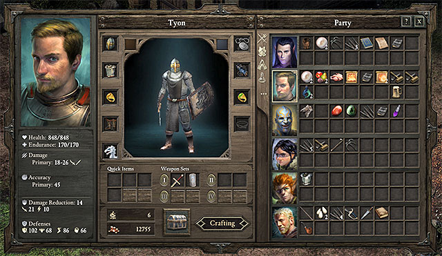There are two ways to gain access to the crafting menu - Crafting - Pillars of Eternity - Game Guide and Walkthrough
