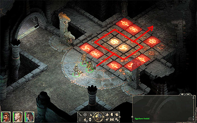 When you start the fire in six locations, return to the corridor with traps (M2,7) - The Ruins of Cilant Lis - Main quest - Cilant Lis M2 - Pillars of Eternity - Game Guide and Walkthrough