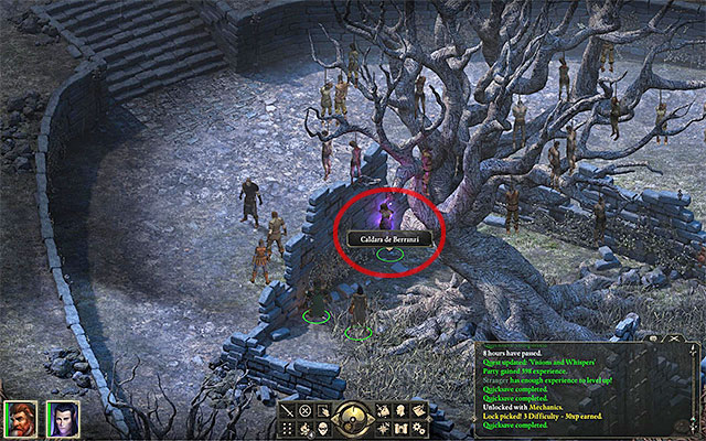 The spirit that you need to touch to - Visions and Whispers - Main quests - Cilant Lis M2 - Pillars of Eternity - Game Guide and Walkthrough