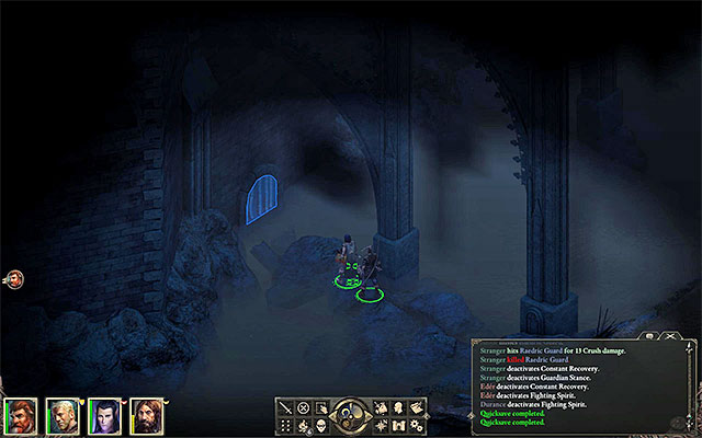Two alternative hold entrances - the climbing wall and the grate into the dungeon - Lord of a Barren Land - Side quest - Raedrics Hold M9 - Pillars of Eternity - Game Guide and Walkthrough