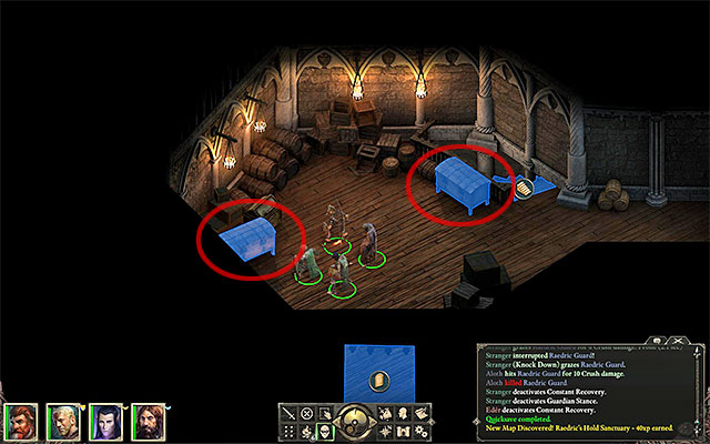 The chests with robes that can be worn by the party members - Lord of a Barren Land - Side quest - Raedrics Hold M9 - Pillars of Eternity - Game Guide and Walkthrough