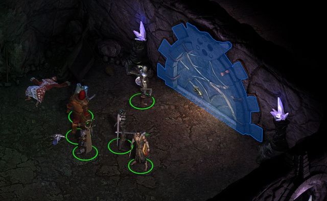 After you have found all three seals, find and click the door. - Side quests in Endless Paths of Od Nua - Endless Paths of Od Nua - descriptions and maps of all the dungeon levels - Pillars of Eternity - Game Guide and Walkthrough
