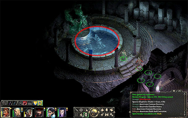 The spot where you find the Engwithan key - Through Deaths Gate - main quest - Defiance Bay - Copperlane M18 - Pillars of Eternity - Game Guide and Walkthrough